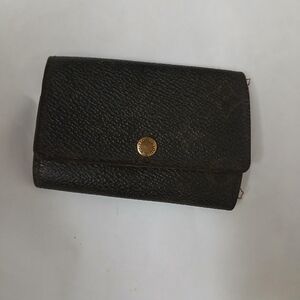 Louis Vuitton Black and Gold Key & Card Holder